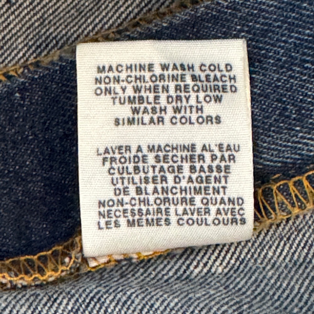 Vtg Polo Jeans Ralph Lauren Mens Relaxed Denim Blue Medium Wash 38x32 90s Y2K - Picture 4 of 12